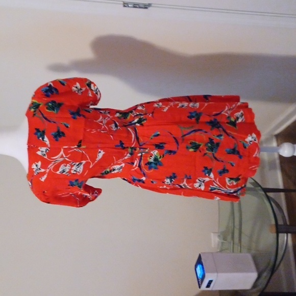 🐈‍⬛Floral Red Dress - Picture 6 of 10